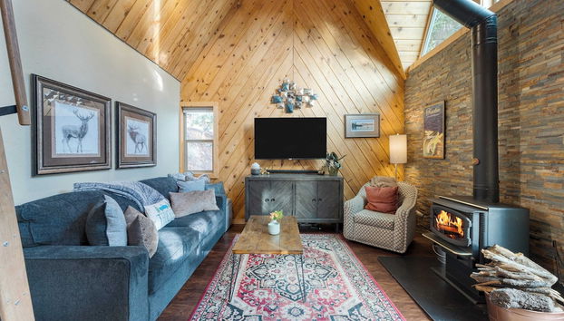 Minutes to Donner Lake Lofted A-frame-inspired Design + Deck Jeffrey Pines - Foto 4, Interior
