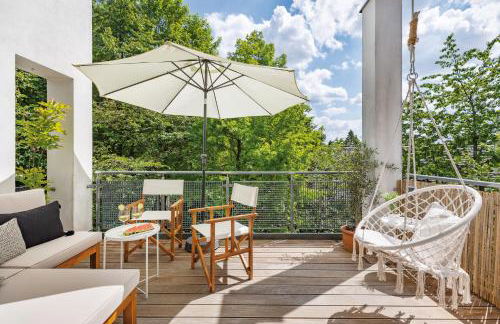 Blueberry Living - Design Loft nahe München - Dachterrasse - S-Bahn - Foto 3