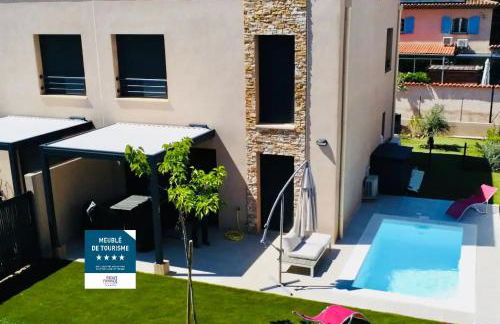 Cottage de Villepey, villa near beach, swimming pool - Foto 1