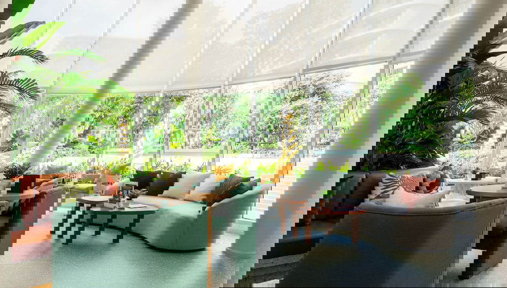 Zona de estar del vestíbulo