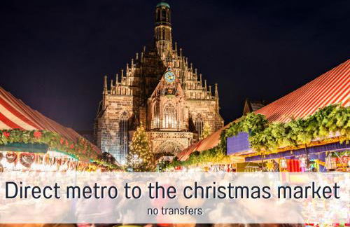 Baham-Apartment Nuernberg - including hot tub, sauna, massage chair, roof terrace, barbecue - metro 15 min, exhibition center 8 min walk - Foto 42