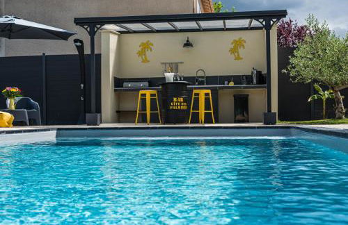 Villa des palmiers - Magnifique villa avec piscine chauffée et terrain de pétanque - Foto 36