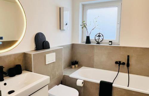 Apartment LilaMoon Unna Dortmund Flughafen Parkplatz Netflix Disney plus 80qm Erdgeschoss - Foto 34