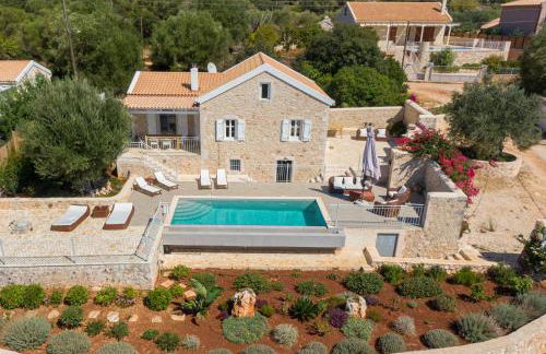 Fiscardo Luxury Stone Villa Alex ,with sunset view! - Photo 2