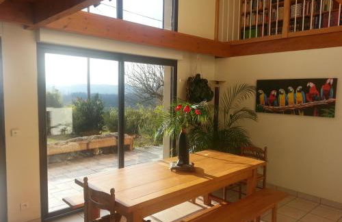 Maison sur la colline cheminée WIFI proche Thermes - Photo 3