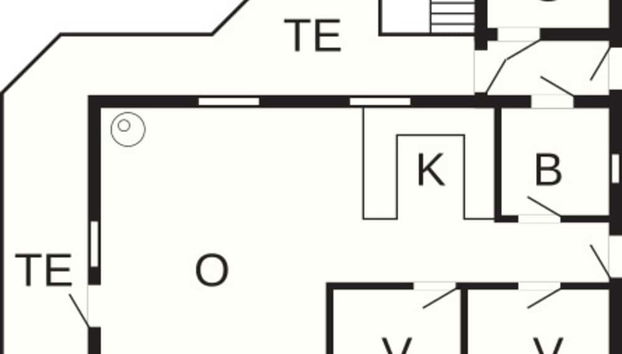 4 Person Holiday Home in Aars - Photo 2, Floor plan