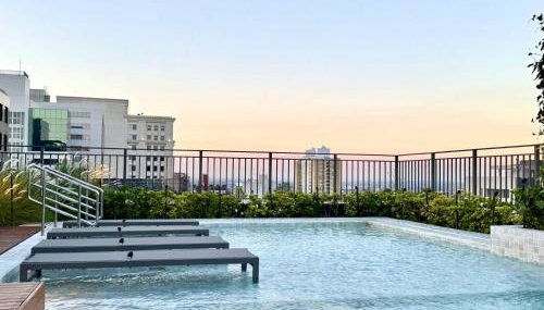 New Go Carlos Gomes Apartamento com Suíte e Linda Piscina no Rooftop 24h - Foto 3