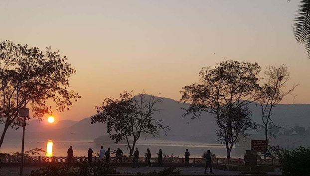 Puesta de sol en Jaipur