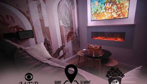 MRODBNB - Appart Neuf - Aperçu Mer - 25m Plage & Resto - Ciné - cheminée - Popcorn - Foto 4