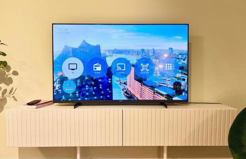 Apartment Kranich mit 3 Zimmern, top Infrastrukturlage HH Langenhorn, nähe Airport, Boxspringbetten und Arbeitsplätzen mit Glasfaser WLAN - Foto 5