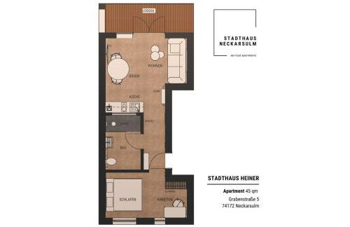 Stadthaus Neckarsulm serviced apartments – Stadthaus Heiner - Foto 78