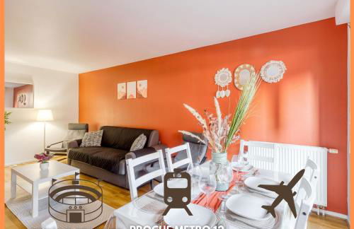 Terracotta Room - Proche Stade de France & CDG & Paris - Foto 1