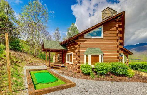 True Log Cabin with Game Room, Year-Round Views - Foto 32