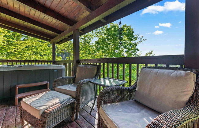 Rustic 3br Cabin Near Lake w/ Hot Tub! - Foto 49