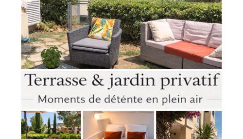 Appartement Premium Genius -vue Mer -Jardin Clôturé -Terrasse -Parking - Piscine Chauffée du 04 Avril au 01 Novembre- Saint Raphaël - Foto 2