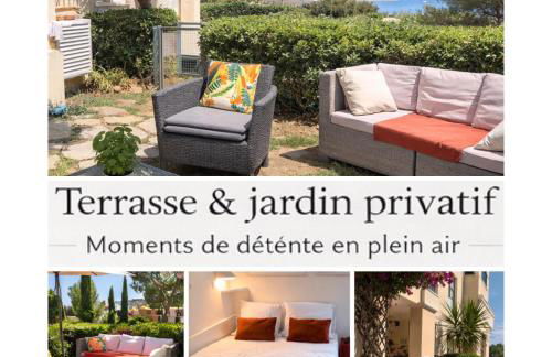 Appartement Premium Genius -vue Mer -Jardin Clôturé -Terrasse -Parking - Piscine Chauffée du 04 Avril au 01 Novembre- Saint Raphaël - Foto 2