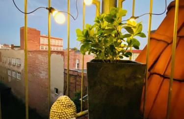 Cinema Apartment Magdeburg - Balkon & Beamer - Foto 12