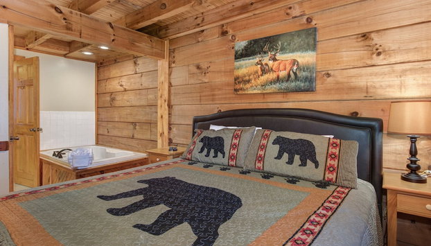 Mariettas Dream 2br in Mountains w/ Hot Tub! - Foto 5, Habitación