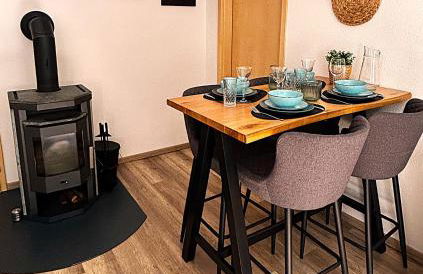 Sandstein-Ferien, Kamin, Fewo "Wanderfalke", zentral & ruhig, Terrasse, Sächs Schweiz - Foto 25