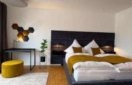 ARYVE Boutique-Apartment DRESDNER PENTHOUSE mit Dachterrasse - Tiefgaragenstellplätze - Design-Interieur - Foto 22