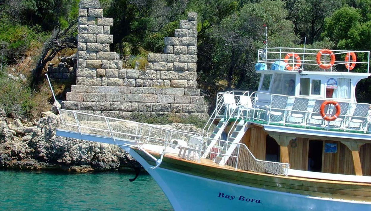 Balade en bateau dans le golfe de Gokova