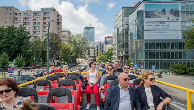 Warsaw Hop-On Hop-Off Bus Tour - Photo 3, Take in Warsaw's sights from the open-top deck