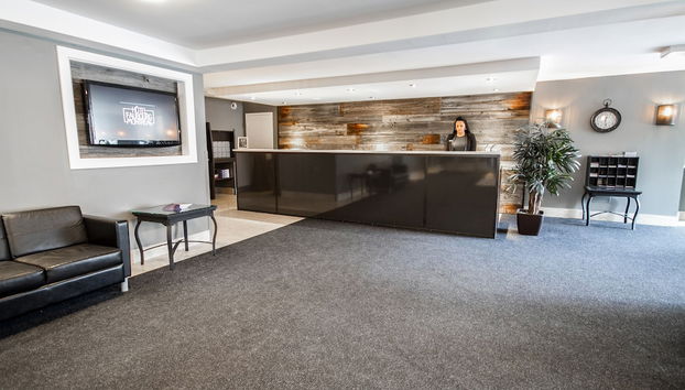 Mostrador de check-in y check-out