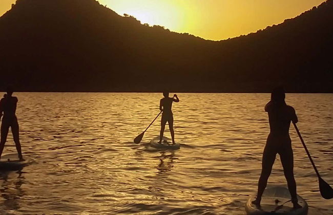 Paddle à Cala Rajada au coucher du soleil - Photo 1