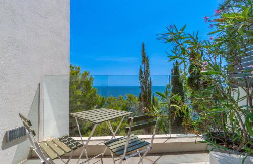 Can Ema, villa moderna con piscina frente al mar - Foto 40