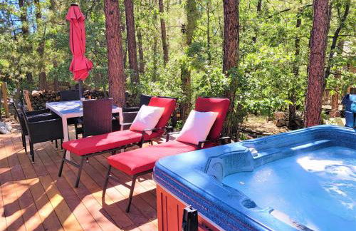 Four Seasons Getaway-Private Hot Spa with Pine Tree Views-Walk to Village and Pineknot Trailhead-Plus King Bed! - Photo 2