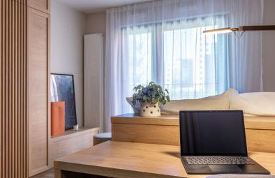 Homely! Skyview Apartment Frankfurt Airport, Fair, Rooftop, Gym! - Foto 18