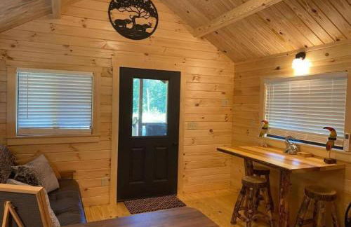 Serene 1BR Cabin near NC Z00 with Loft & Waterview - Foto 18