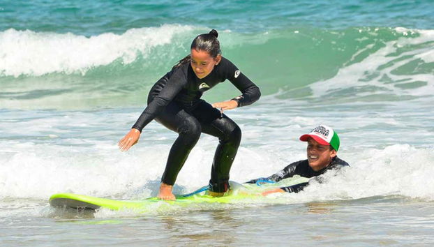 Aprendiendo a surfear