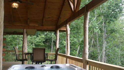 Romantic One-Bedroom Cabin with a Fireplace near Asheville, North Carolina - Foto 5