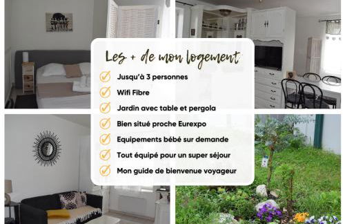 Studio évasion campagnarde avec jardin et parking, proche de Eurexpo et GroupamaStadium - Foto 31