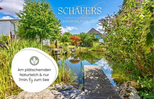 Schäfers - Ihr Wohlfühlort - Hochwertige Ausstattung, Naturgrundstück mit Bachlauf, Terrassen, WLAN, Parken - an 2 Seen bei Leipzig - Foto 1