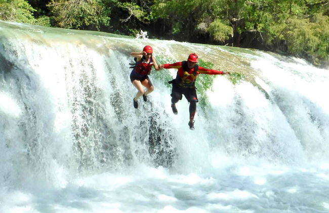 Rappel and Waterfall Jumping in the Huasteca Cascades - Photo 10