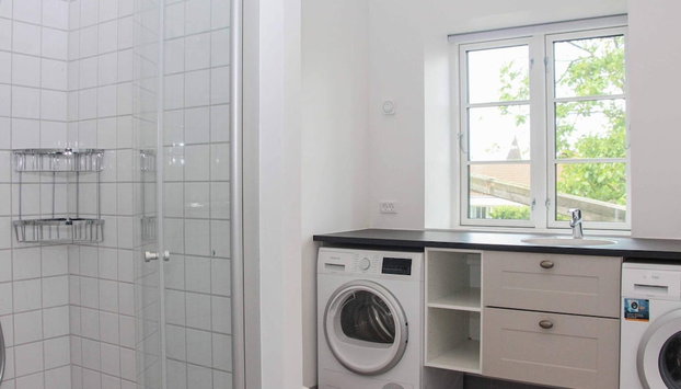 7 Person Holiday Home in Svaneke - Foto 5, Baño