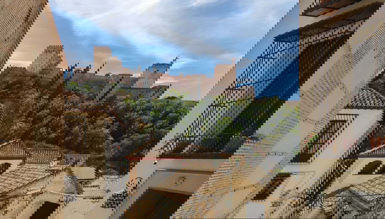 Vista da Alhambra durante o passeio