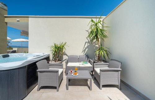 Penthouse Apartment Golden View with private Jacuzzi and 100m2 terrace by Makarska Exklusiv - Foto 4