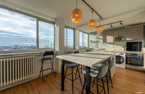 Toulouse Appartment 3 bedrooms balcony panoramic view - 10 min Train station & Metro - Foto 3