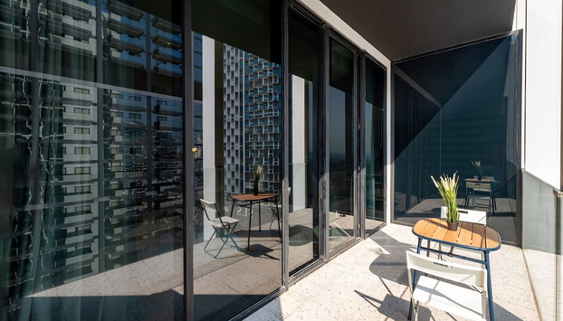 Business Bay Trendy Studio w Pool and Gym - Foto 5, Habitación