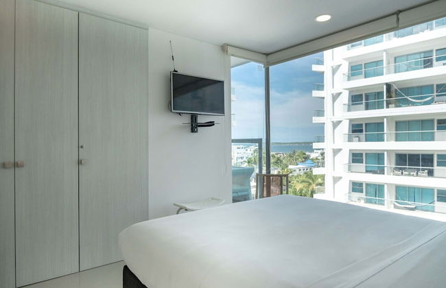 w Comfy 2BR w Ocean View and Pool in CTG - Foto 16