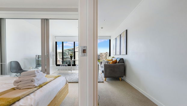 Auckland CBD 1BR Urban Getaway I Zodiak Stays - Foto 3, Habitación