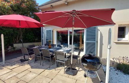 Le So Art, grande maison 4 chambres, terrain de pétanque, grand jardin clos, flipper, babyfoot, jeux Arcade, ping pong,1 km mer, proche golf, Port en Bessin, Bayeux et plages du débarquement, adaptée enfants - Foto 54