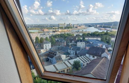 Rouen : Vue panoramique sur la seine avec parking - Foto 8