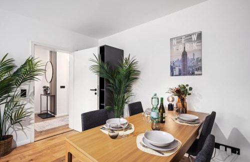 EDLER WOHNRAUM Luxuriöses Apartment mit Balkon, Boxspringbett, Kaffeevollautomat, Lift & Parkplatz - Foto 8