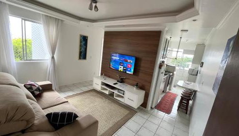 Apto na Praia João Rosa com vista Panorâmica para o Mar! 2 quartos, 2 camas de casal - Foto 3