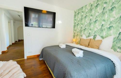 THE BIG MÜNSTER für bis zu 12, Whirlpool, Sauna, zentral, Tischfußball, Balkon, Gasgrill - Foto 18