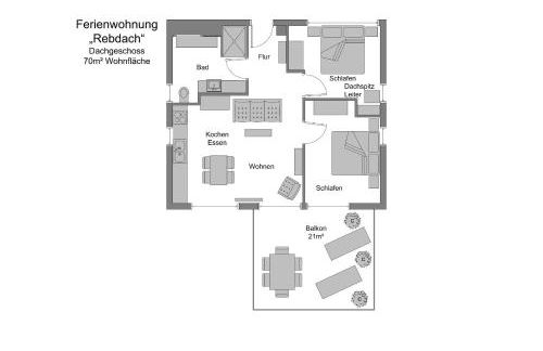 REBHAUS Ferienwohnung Rebdach - Foto 10